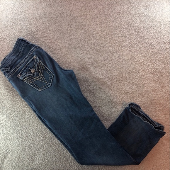 Vigoss Denim - Vigoss Women’s Size 11/12 The New York Boot Cut Low Rise Light Wash Jeans